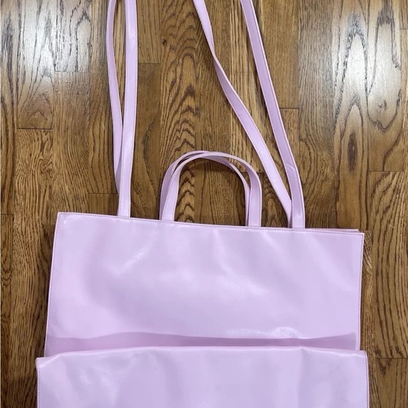 Telfar Large Shopping Bag bubblegum Pre Loved - Picture 3 of 12